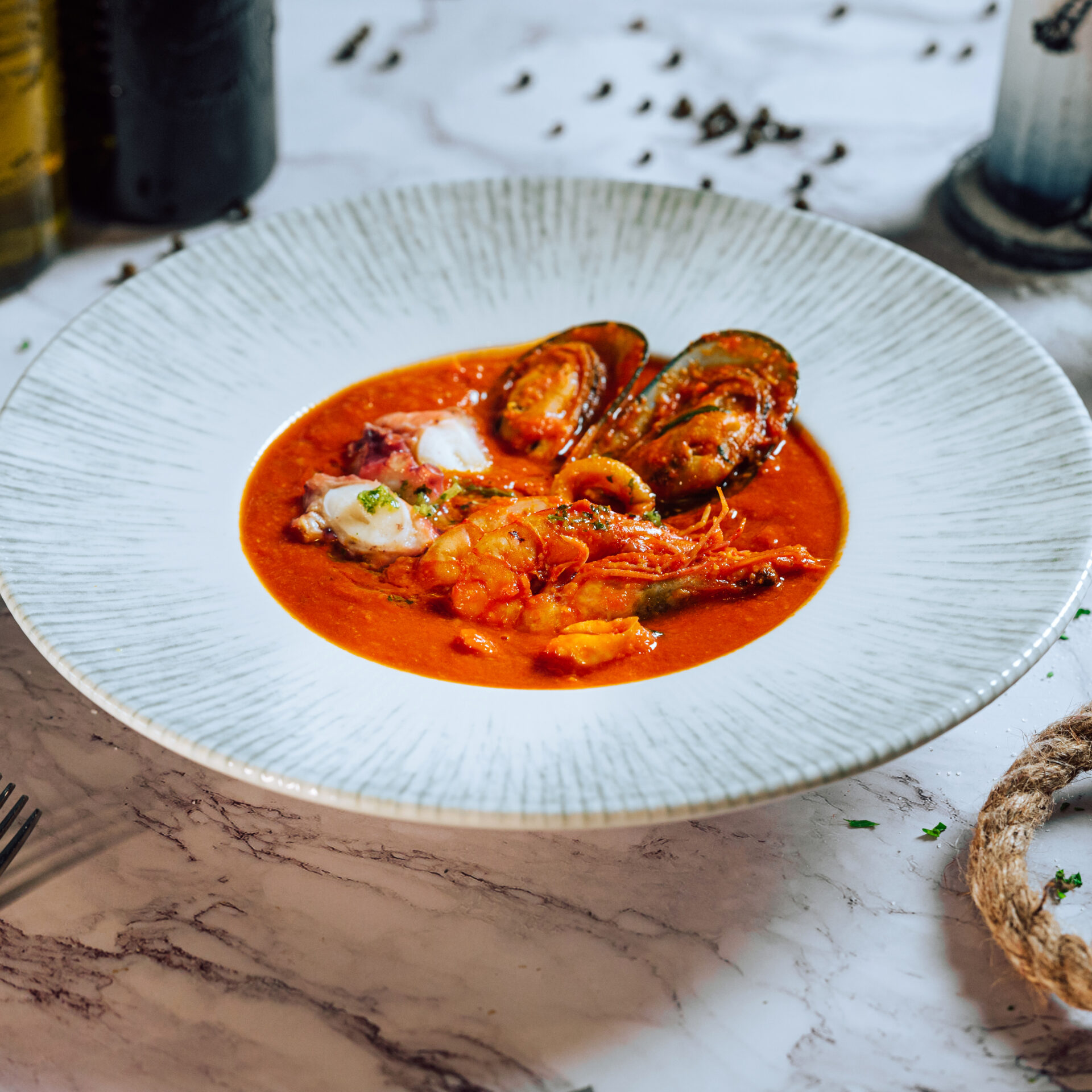Delicioasa noastră ciorbă cu fructe de mare